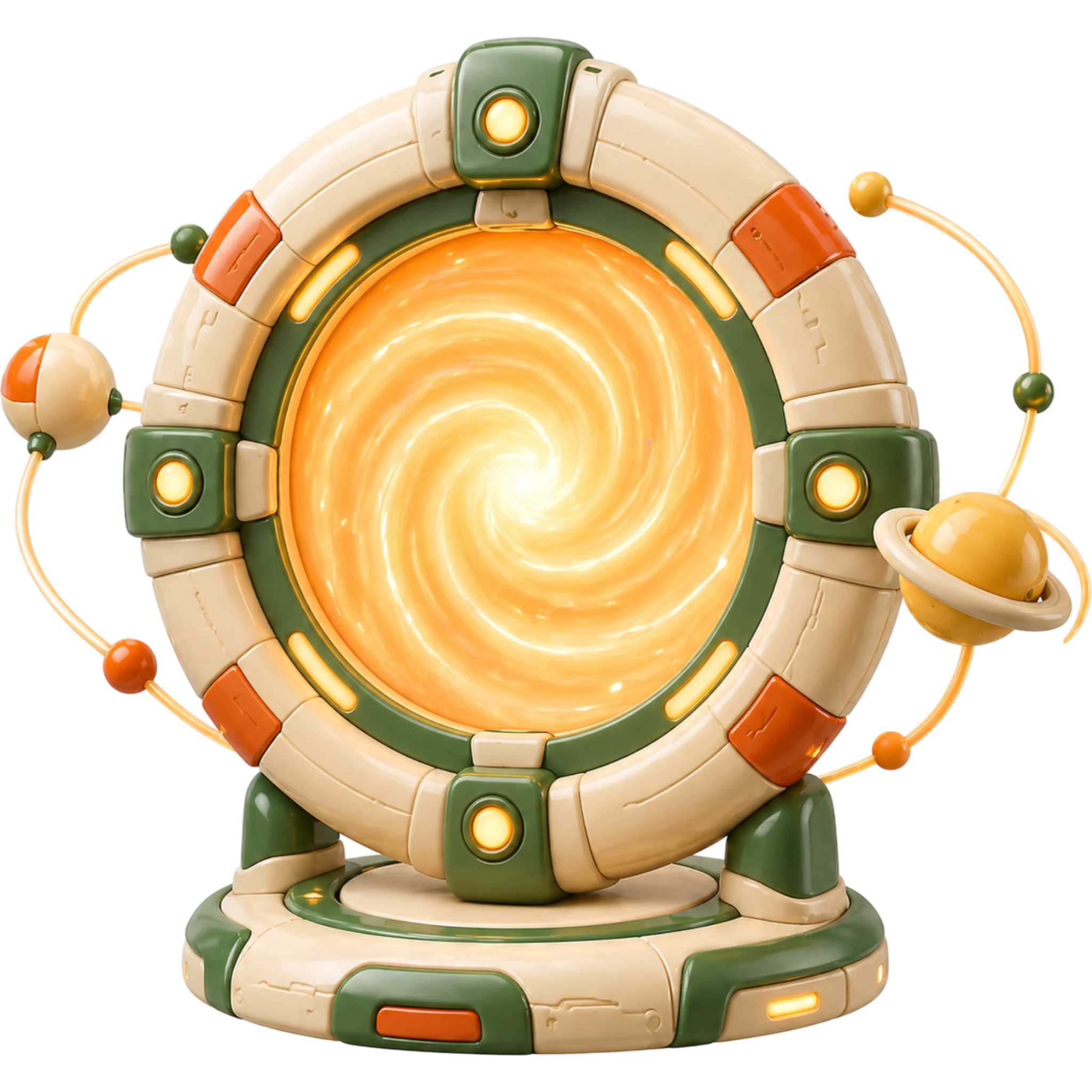 Illustrated portal